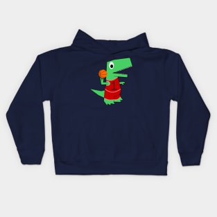 Dinosaur Baller Kids Hoodie